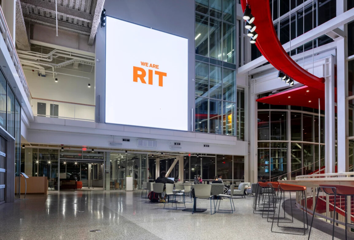 Visual technology at the SHED at Rochester Institute of Technology creates dynamic shared spaces.