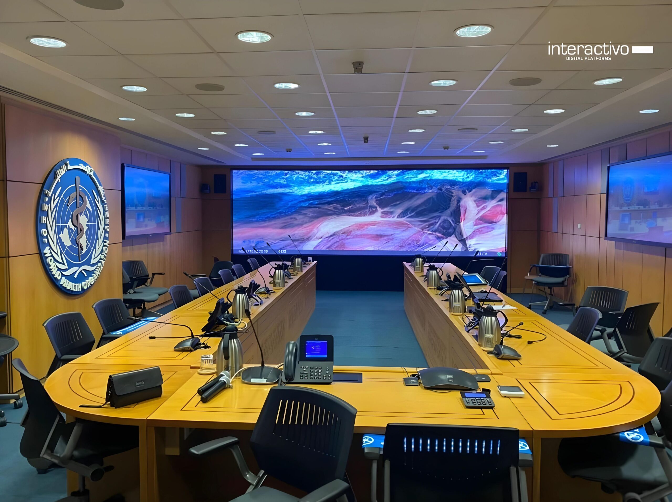 The World Health Organization Strategic Health Operations Centre Room